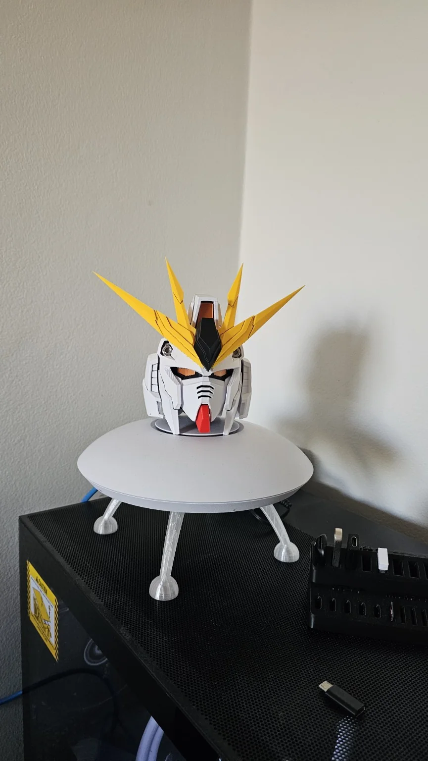 3D-printed Gundam head project